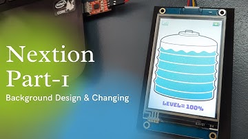 Nextion touch TFT display | Nextion HMI | Getting Started with background image creation | part 1