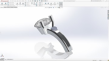 SOLIDWORKS Tutorial: Custom Engagement Ring - Part 3