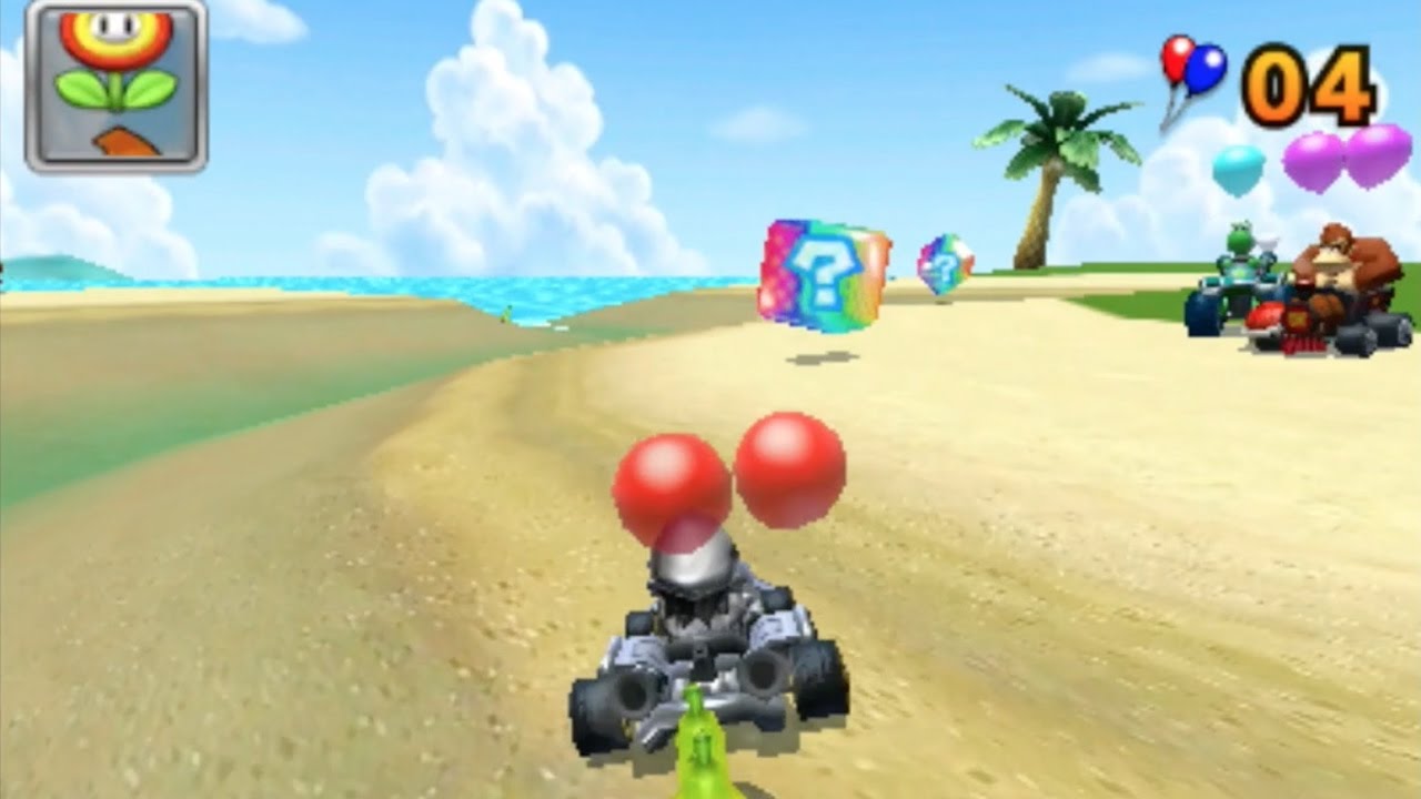 Mario Kart 7: DS Palm Shore (Balloon Battle) [1080 HD]