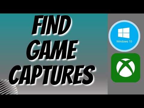 Find Xbox game captures on windows 10 // How to find Game captures on windows 10