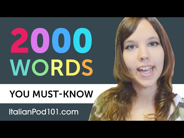 Stream Open PDF 2000 Most Common Italian Words in Context: Get