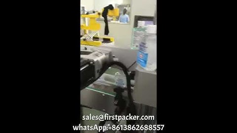 GEL BOTTLE FRONT AND BACK DOUBLE SIDE LABELING MACHINE, مزدوجة من جانب آلة وسم