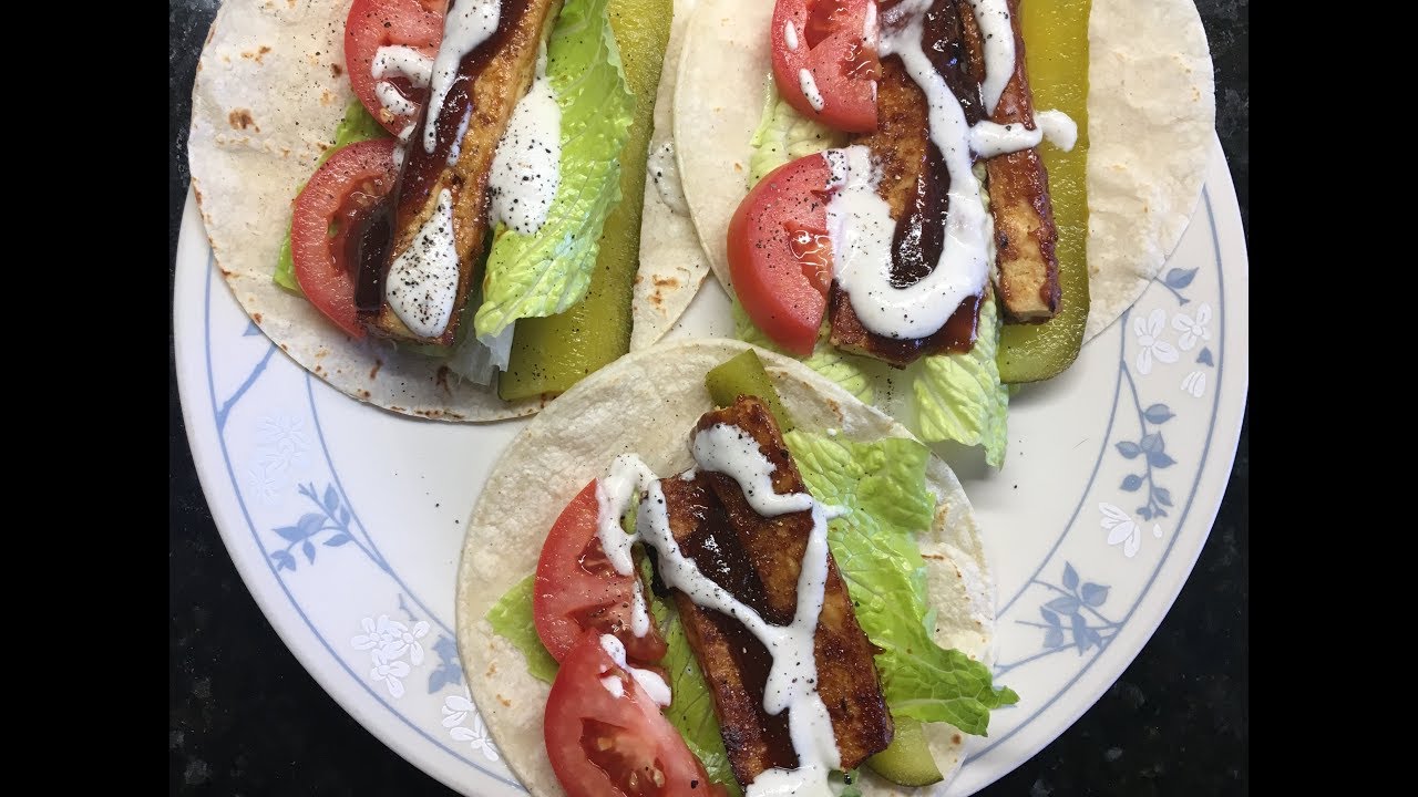 BBQ Tofu Tacos! YouTube