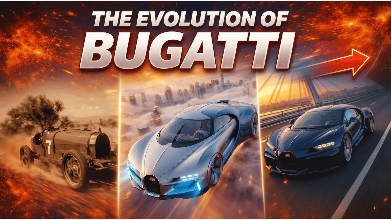 Evolution of Bugatti (1908 - 2050) | Tourbillon & Future AI Hypercars