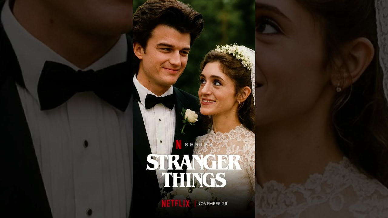 steve Harrington & Nancy Wheeler wedding Invitation 