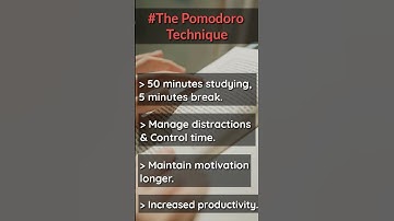Pomodoro Technique Study With Me | The Pomodoro Technique | For Better Result FollowThisTech #shorts