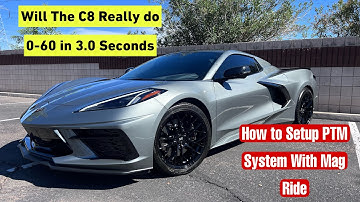 Setting Up C8 Corvette PTM System and How to use Launch Control for best launch.