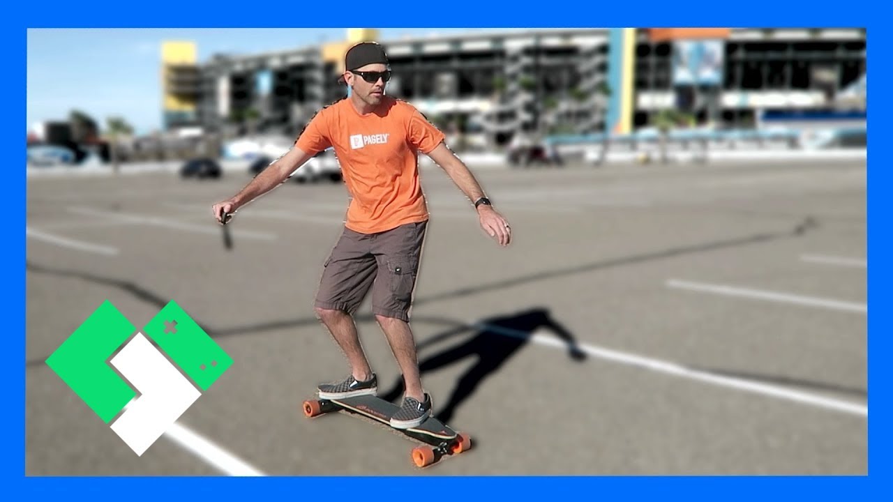 FIRST RIDE ON A BOOSTED BOARD (Day 1442) | Clintus.tv - YouTube