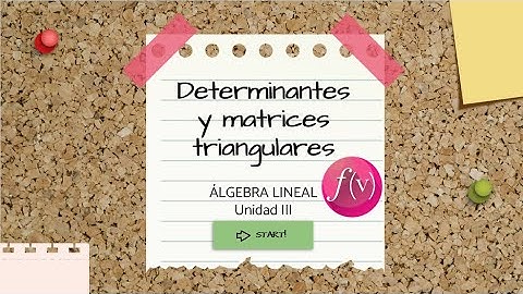 18. Determinantes y matrices triangulares