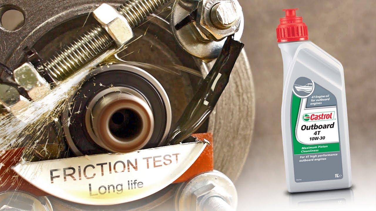 Castrol Outboard 4T 10W30 How well the engine oil protect the engine? -  YouTube