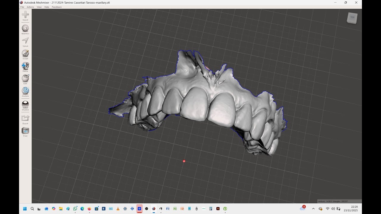 MESHMIXER - O MODELO ESTÁ TORTO - NÃO CONSIGO TRABALHAR NELE! - EM HD