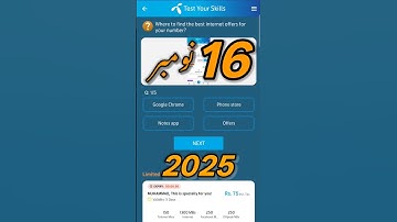 16 November 2025 Questions and Answers | My Telenor Today Questions | Telenor Questions Today