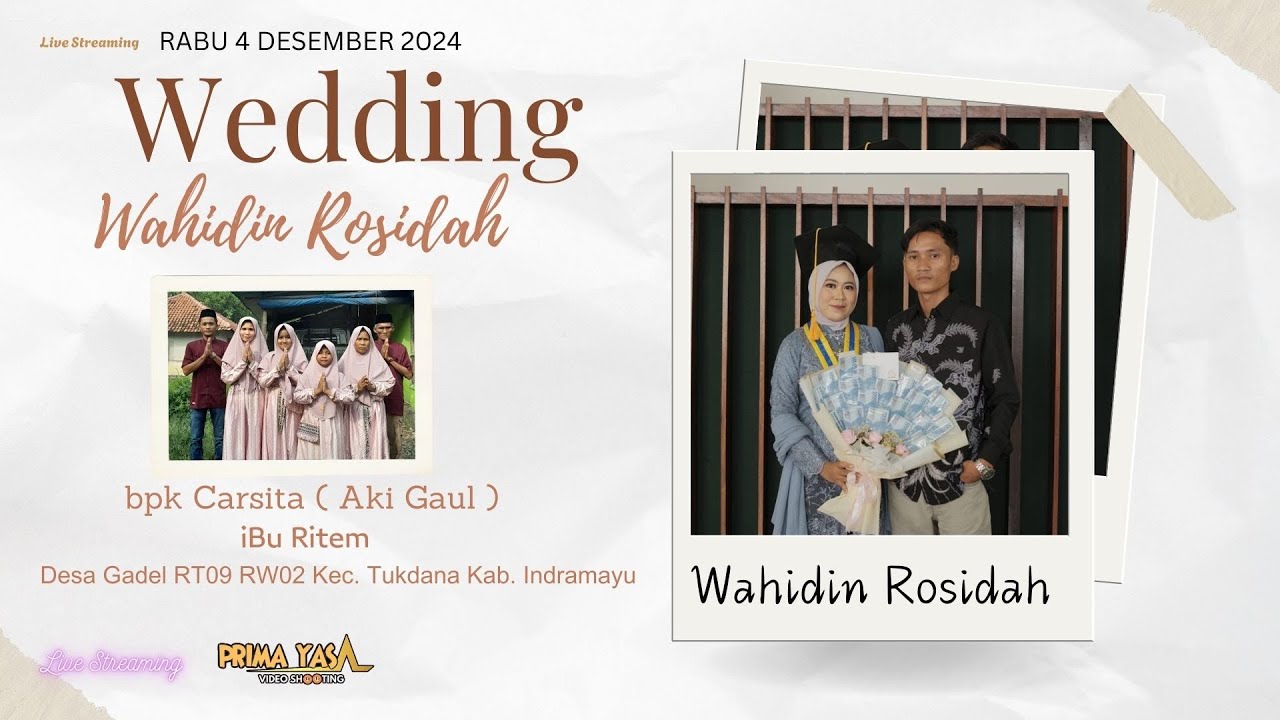 [LIVE] ORGAN DANGDUT WAHID RO AUDIO wedding WAHIDIN - ROSIDAH Rabu 4 ...
