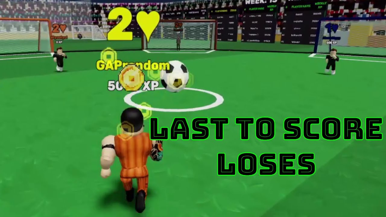 Roblox แมพ Last To Score LOSES - YouTube
