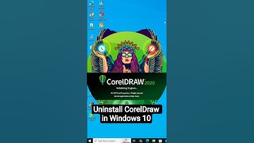 How to Uninstall CorelDraw in Windows 10 PC or Laptop