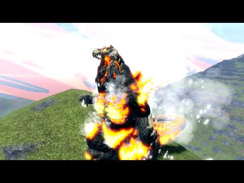 Testei o Meltdown e explosão do Burning Godzilla no Kaiju Alpha