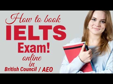 How to apply for IELTS test date online in British council/ how to Book IELTS exam online in AEO.