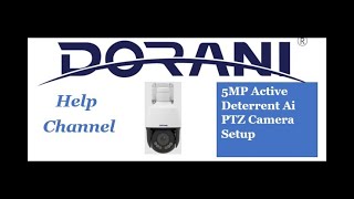 Dorani CCTV :5MP PTZ Active Deterrent