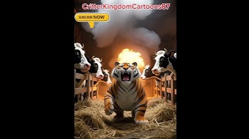 Khoảnh Khắc Mèo Dũng Cảm Cứu Cả Chuồng Bò Khỏi Biển Lửa!🐮#AnimalRescue #HeroCat #Shorts #MeoDeThuong