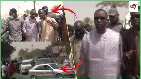 Direct : Sonko en route vers Mbacke pour le grand Mega Meeting