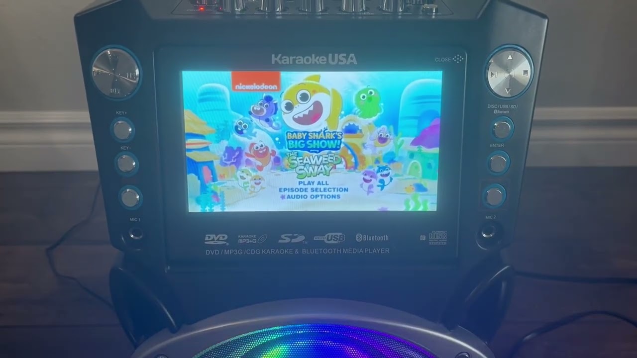 Baby Shark's Big Show The Seaweed Sway 2022 DVD Menu Walkthrough
