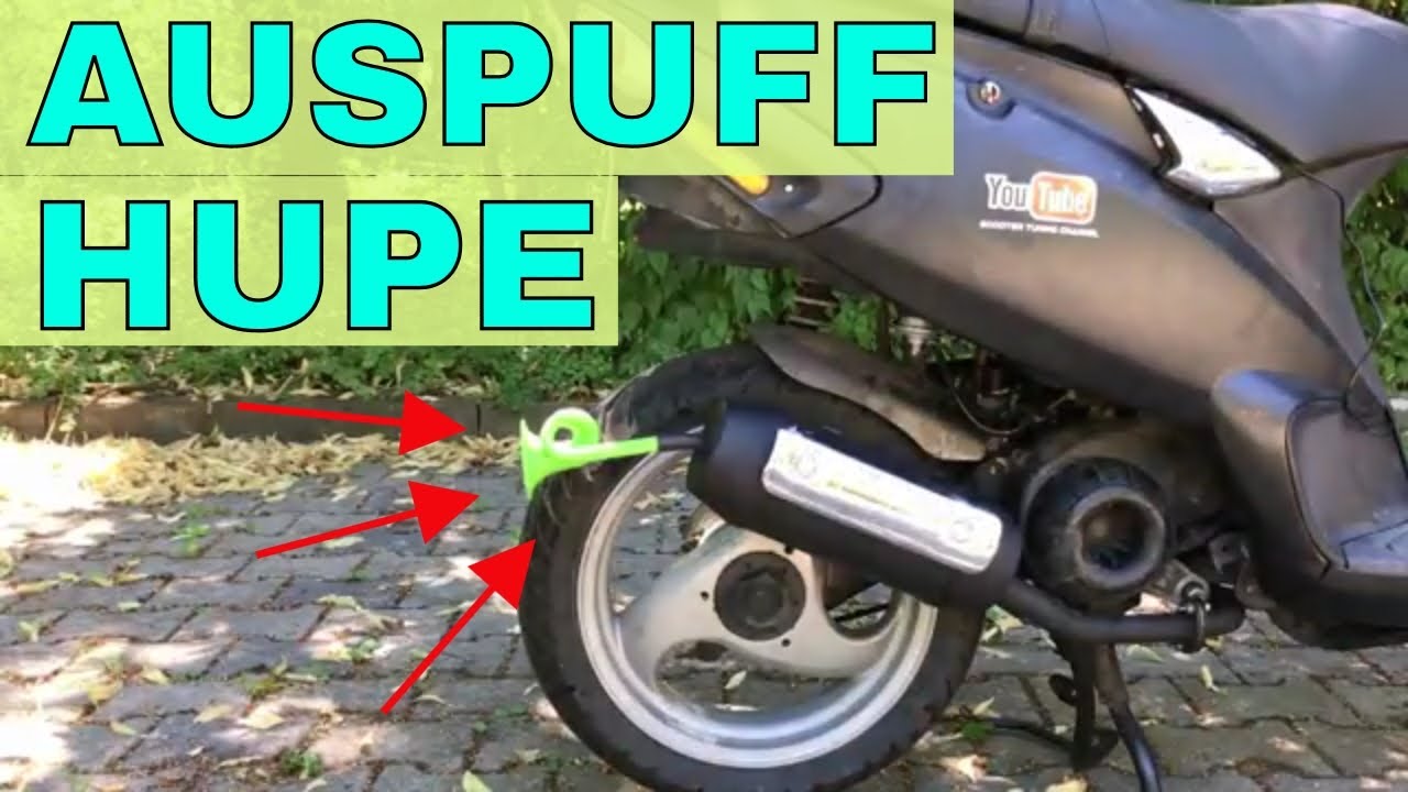 FUN] HUPE TRÖTE am Roller Auspuff 