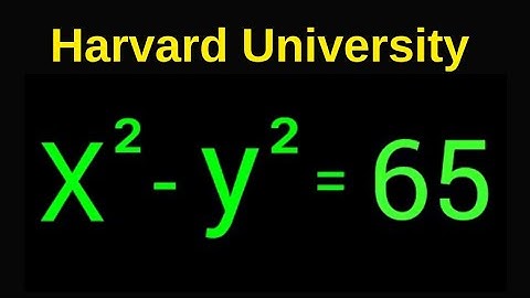 Harvard University Admission Entrance Tricks | Find x & y | Math Olympiad Level