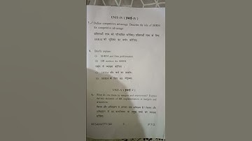 Strategic human resource management|| m.com3rd semester question paper||#exam #mcom