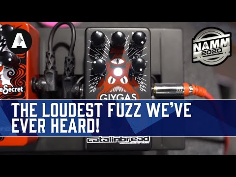 The Loudest Fuzz Pedal We've Ever Heard! - New Catalinbread Effects Pedals! - NAMM 2020