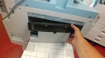 Empty Waste Toner in Ricoh MPC2050/2550/2051/2551
