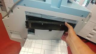 Empty Waste Toner in Ricoh MPC2050/2550/2051/2551