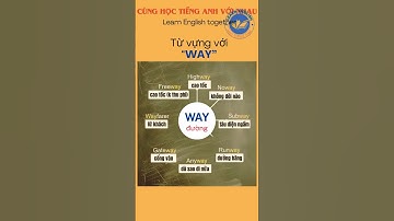 từ vựng với WAY Cùng Học Tiếng Anh Với Nhau