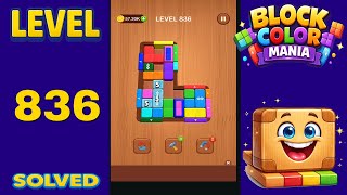 Block Color Mania – Level 836 | Fast & Clean Solution