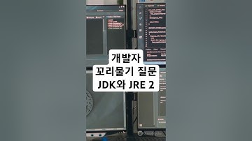 개발자 기술 면접을 위한 꼬리물기 질문 - JAVA JDK와 JRE 2 #개발자 #기술면접 #coding #programming