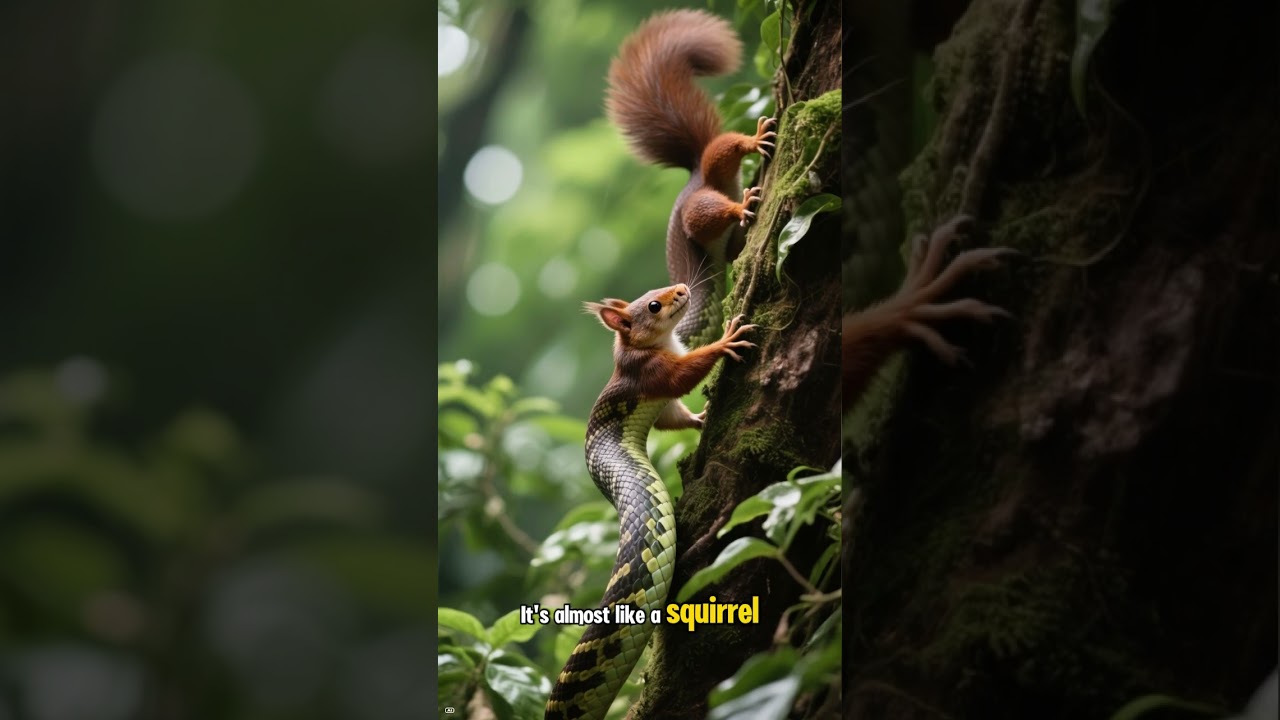 Weirdest Animal Adaptations #7... Flying Snake 