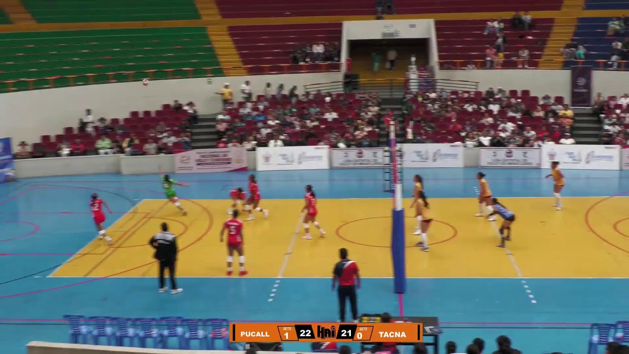 TACNA VS PUCALLPA NACIONAL SUB 15 DE VOLEY 25 DE FEBRERO