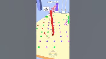 Bridge Race 3D game in MAX LEVEL ( Level -143 ) #shorts #gaming #bridgerace #maxlevel