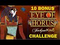 Eye of horus jackpot king10 bonus challengejackpot king wheel triggered