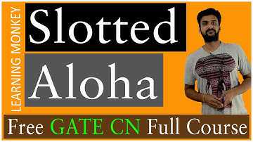 Slotted Aloha || Lesson 41 || Computer Networks || Learning Monkey ||