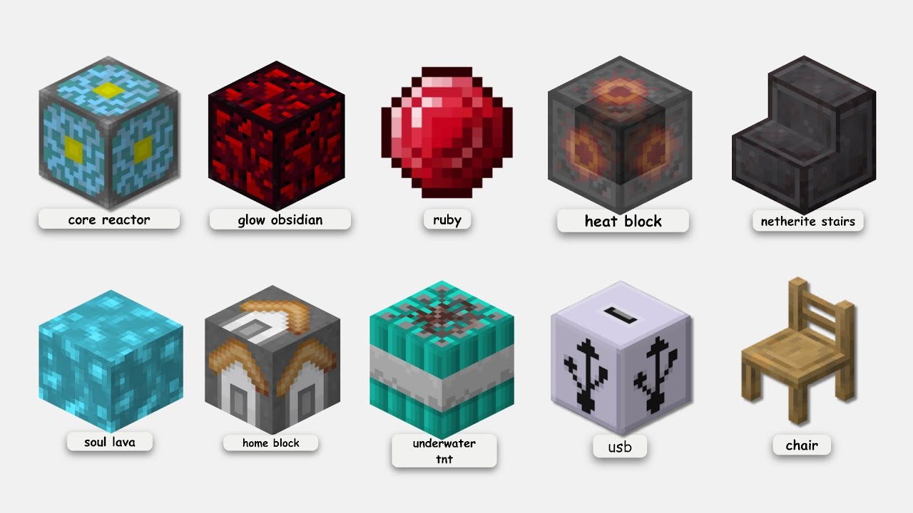 Every Removed Minecraft Block Explained (Part 1) - YouTube