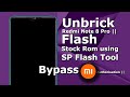 How to unbrick redmi note 8 pro  flash stock rom using sp flash tool 100 working without mi auth