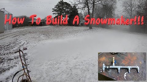 How To Build a Snowmaker!!!  First Version