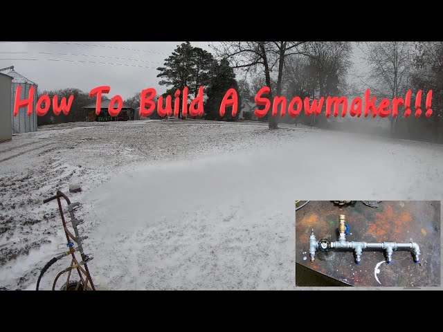 DIY Snow Maker Build 