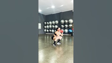 como fazer Thrusters (agachamento com desenvolvimento) #academia #fitness