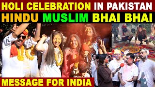 HOLI CELEBRATION IN PAKISTAN🇵🇰 2024 | HINDU MUSLIM BHAI BHAI | SANA AMJAD CELEBRATES HOLI