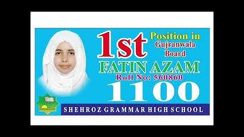 Result of Matric Class 2021(9th, 10th)