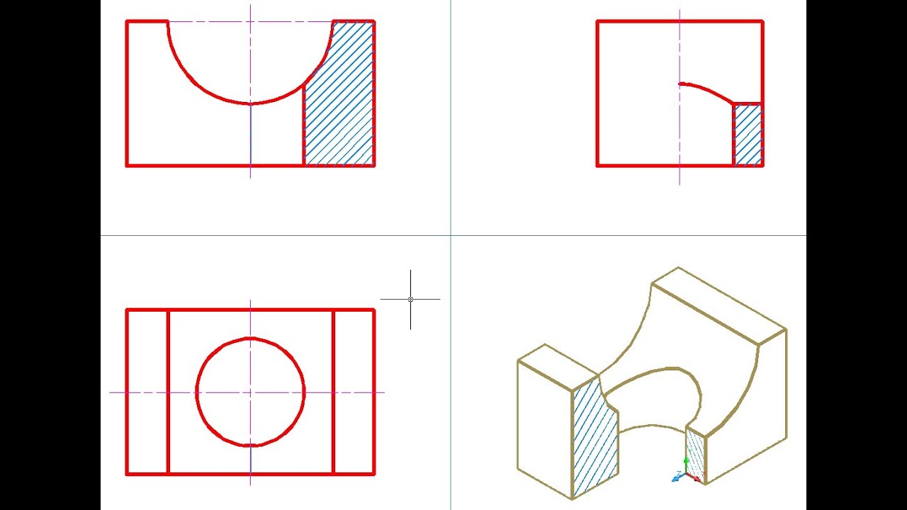 VKT - GIAO LỖ RỖNG 2 - RÃNH DẠNG MẶT TRỤ CHIẾU ĐỨNG GIAO LỖ RỖNG DẠNG ...