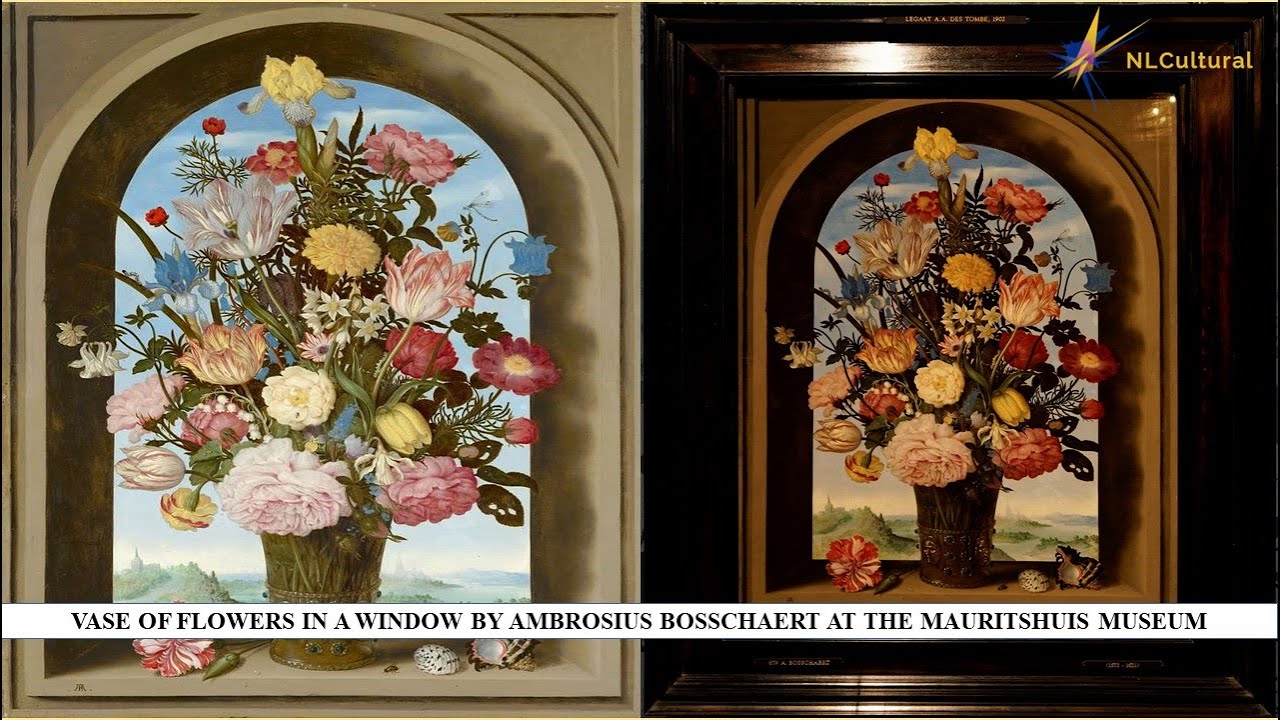 Vase of Flowers in a Window by Ambrosius Bosschaert the Elder at the ...