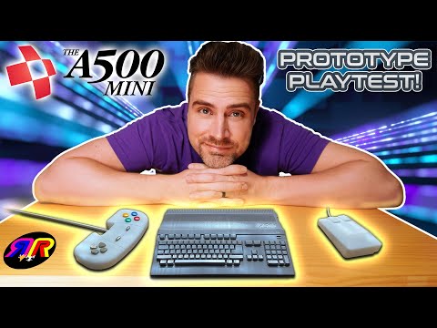 Exclusive first THE A500 MINI Prototype Playtest! Full preview review