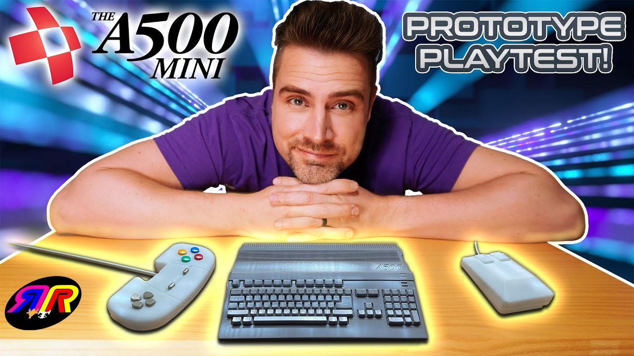 Exclusive first THE A500 MINI Prototype Playtest! Full preview